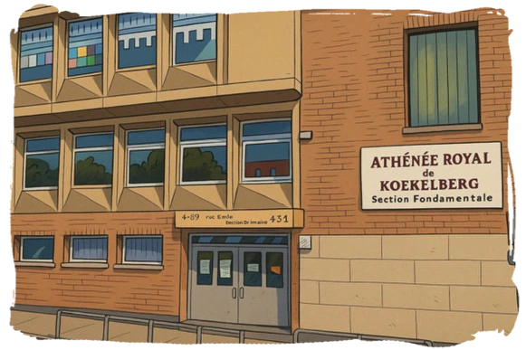 Ecole primaire de l'Athénée royal de Koekelberg. Ecole primaire de l'Athénée royal de Koekelberg.